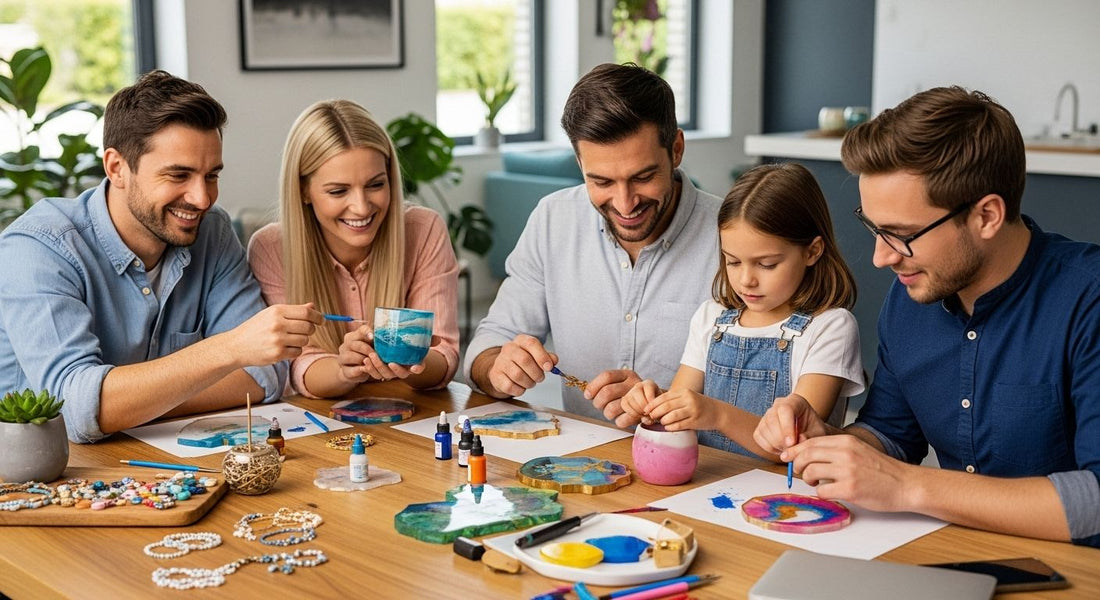 epoxidharz deko ideen, epoxy resin decor, DIY home crafts