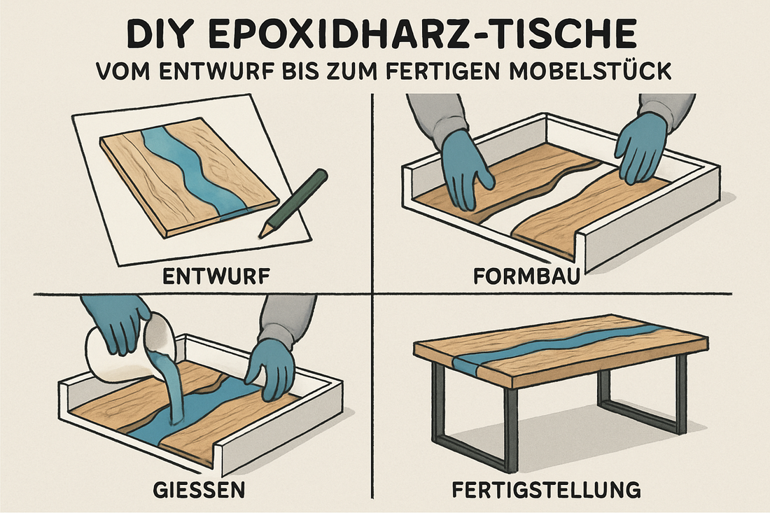 epoxidharz tisch selber machen