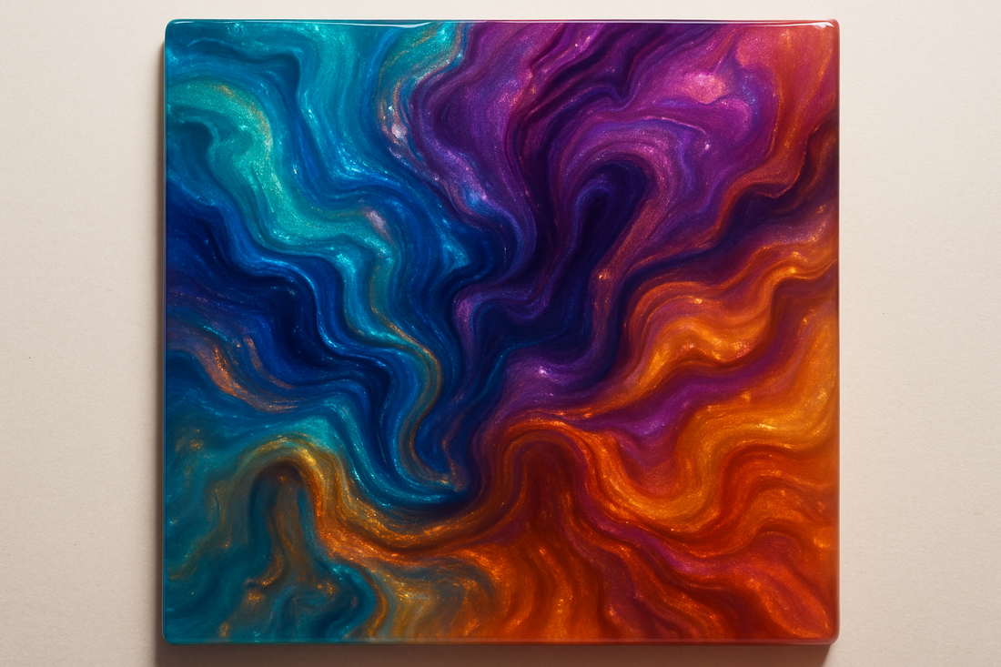 perlmutt effekt resin