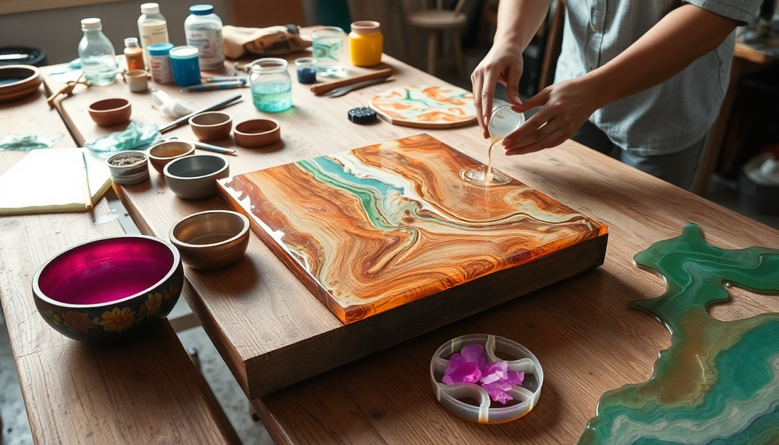 Entdecken Sie die Welt des Epoxidharzes: Kreative Möglichkeiten für Ihr Zuhause