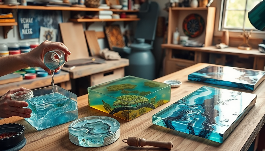 Entdecken Sie die Welt des Epoxidharzes: Kreative Möglichkeiten für Ihr Zuhause