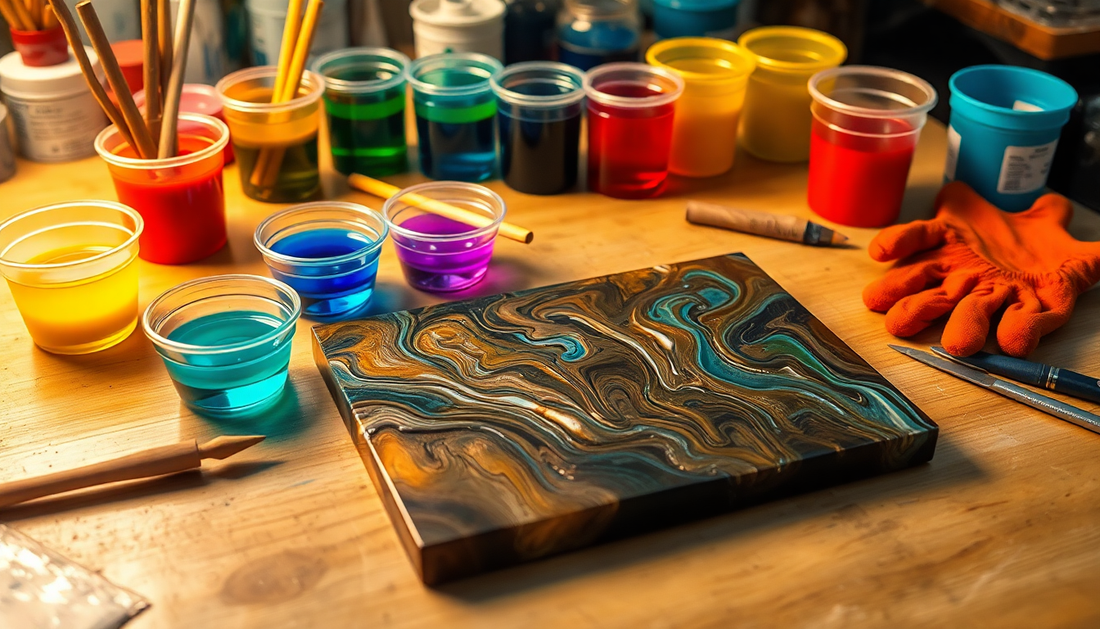 Die ultimative Anleitung für die Verwendung von Epoxidharz in Ihren Kunstprojekten