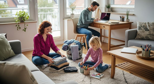 Minimalismus Alltag Familie