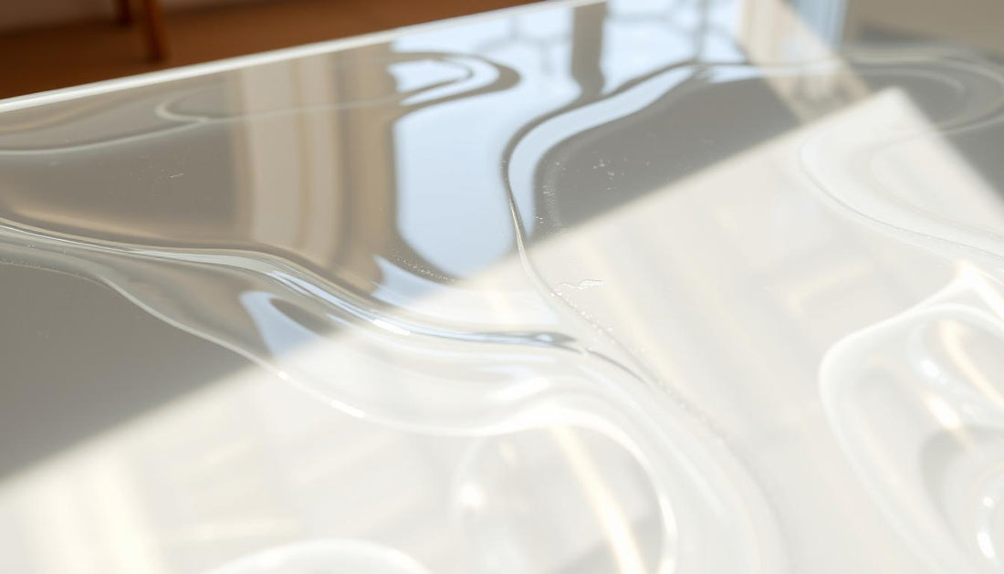 résine transparente