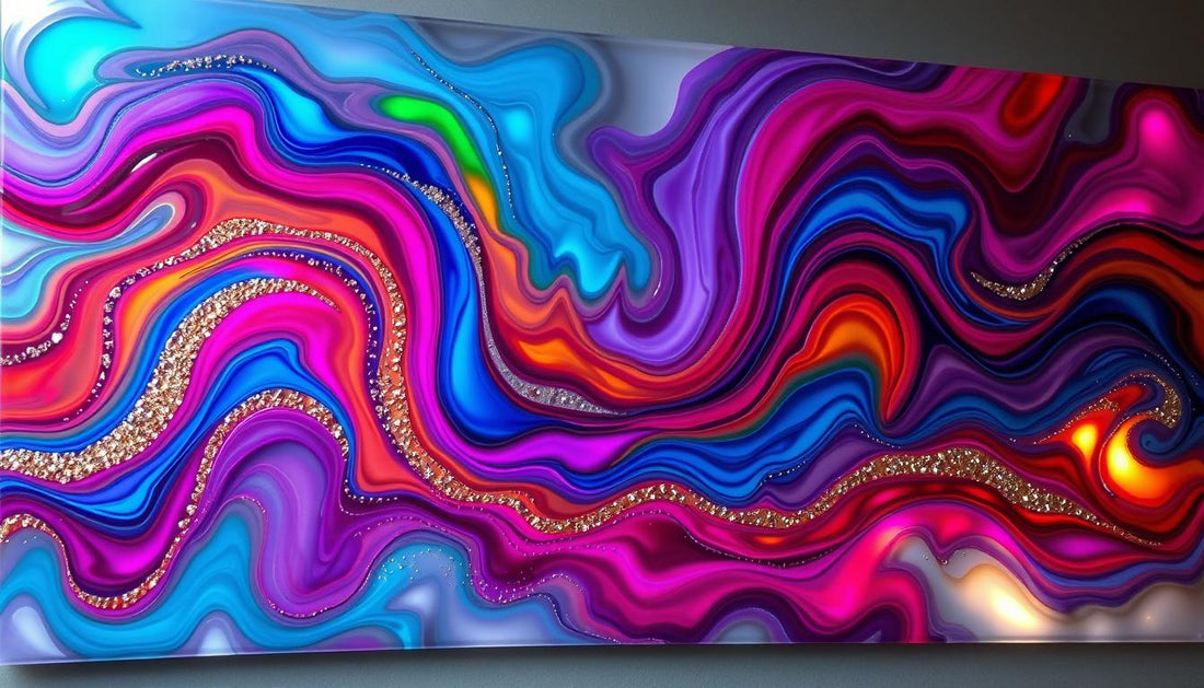 epoxy resin wall art