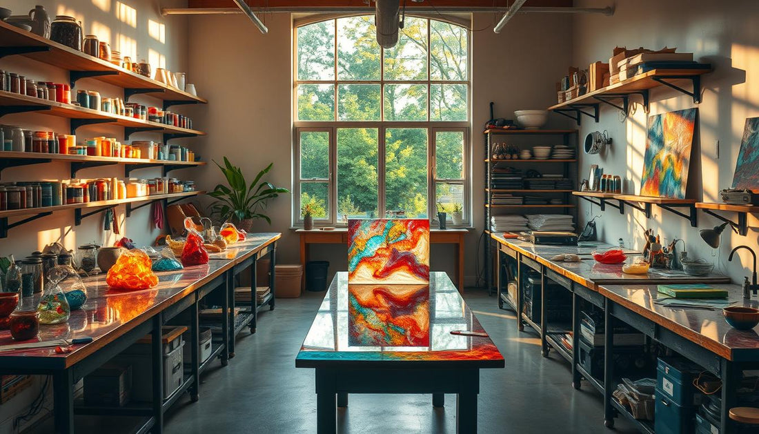 epoxy resin art workshop