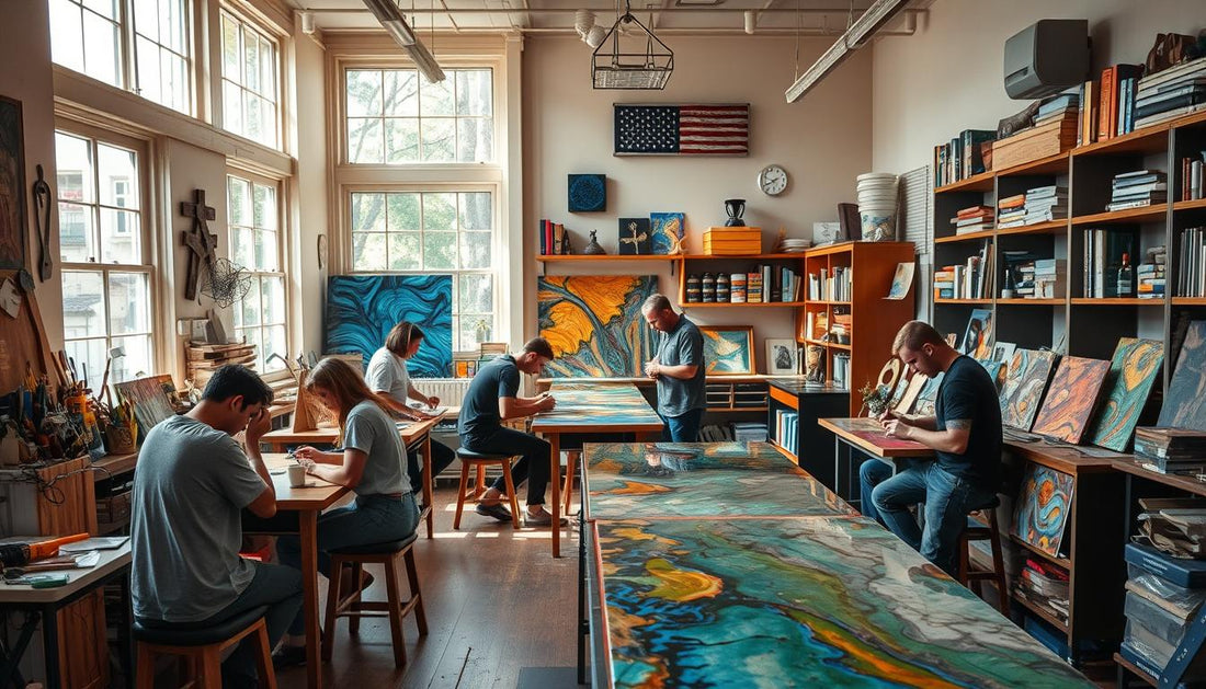 epoxy resin art classes