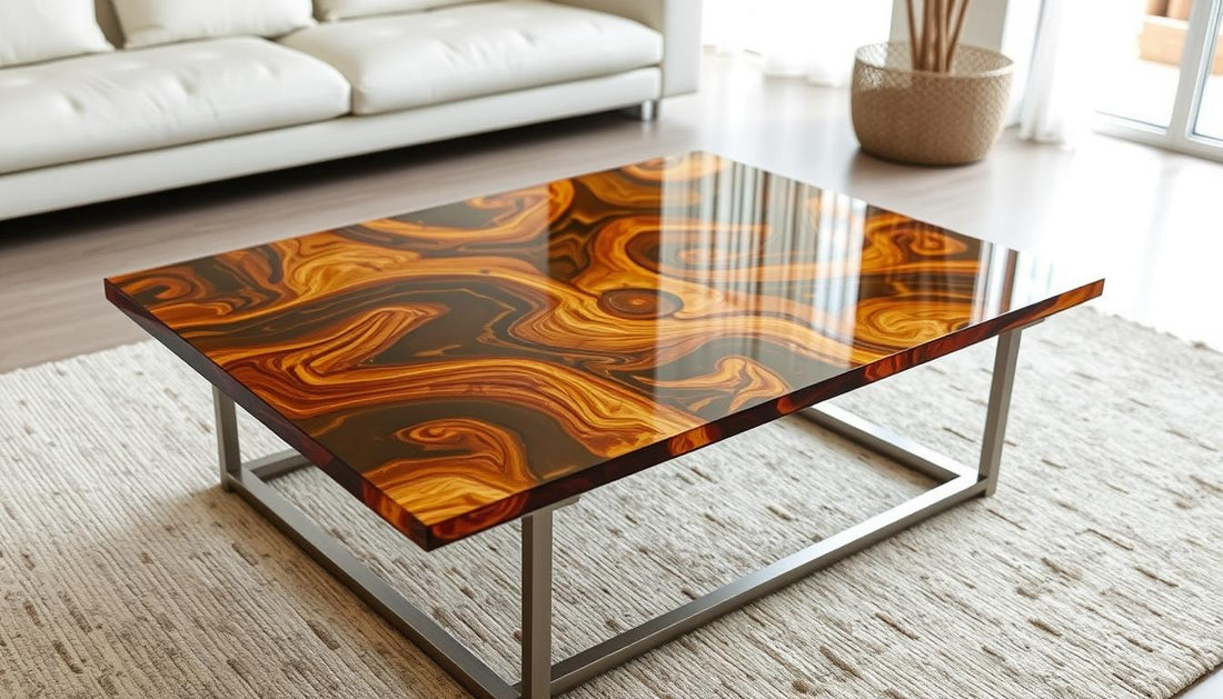 table en résine