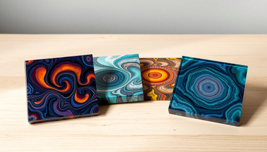 epoxy resin coasters