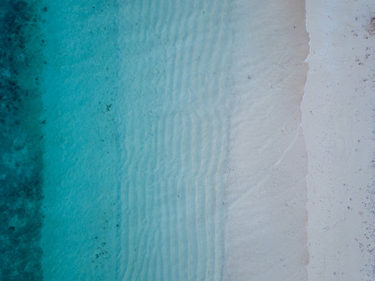 aerial photography of body of water
