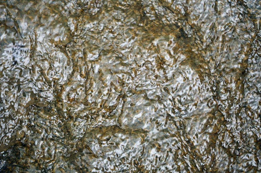 A close up of a textured surface that looks like dirt