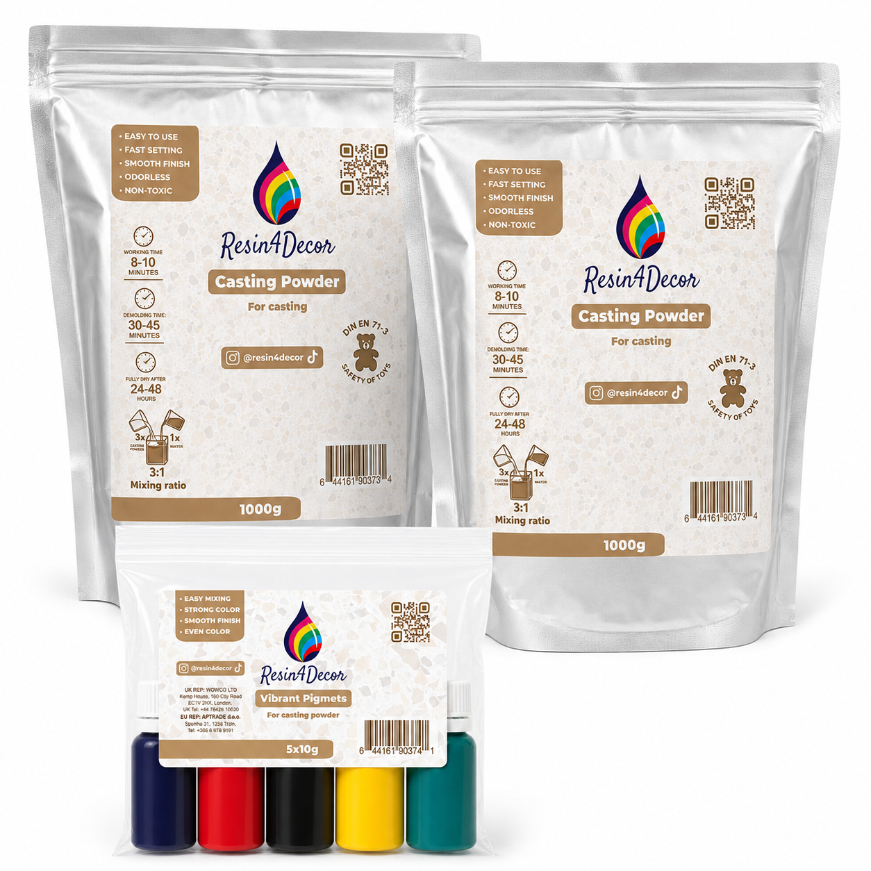 Casting Powder 3:1 – Eco Resin 1000g