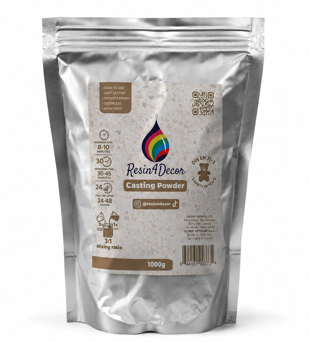 Casting Powder 3:1 – Eco Resin 1000g