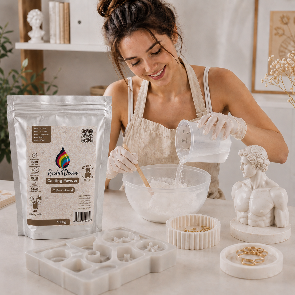 Casting Powder 3:1 – Eco Resin 1000g