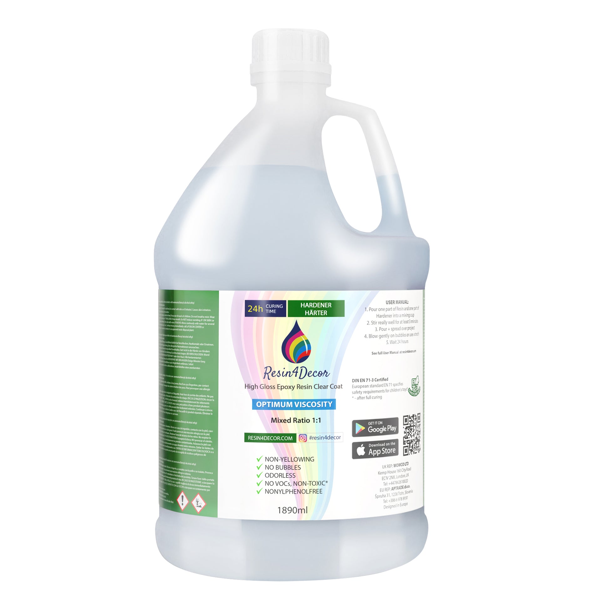 härter resin4decor